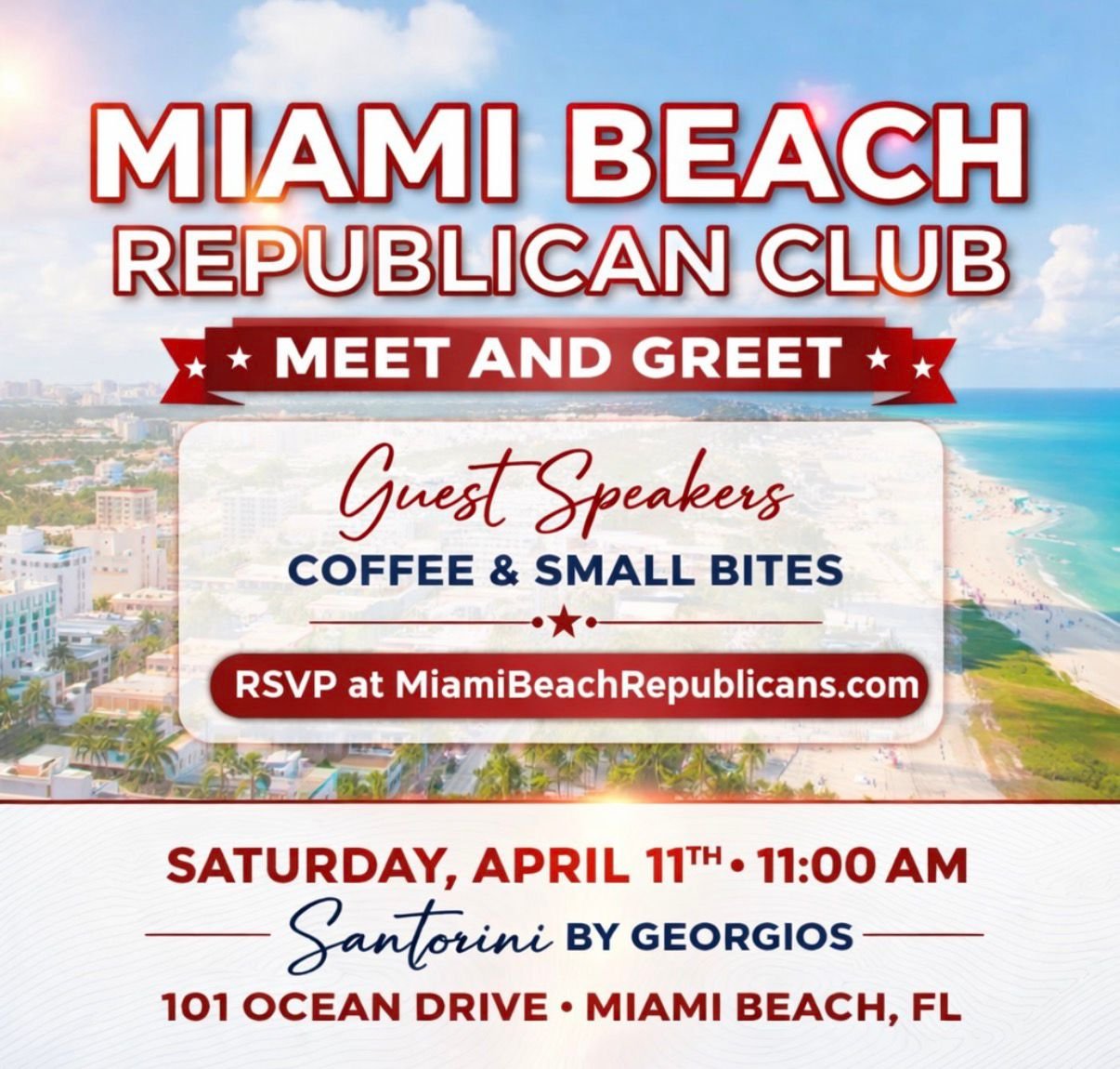 Flyer for the April 11 meeting